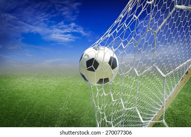 Soccer Ball Goal Stock Photo (edit Now) 573409429