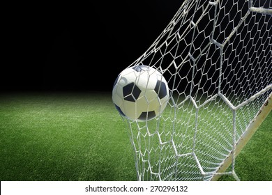 Soccer Ball In Goal
