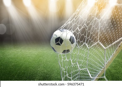 Soccer Ball In Goal