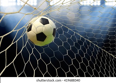 Soccer Ball Goal Spotlight Stock Photo 419688340 | Shutterstock