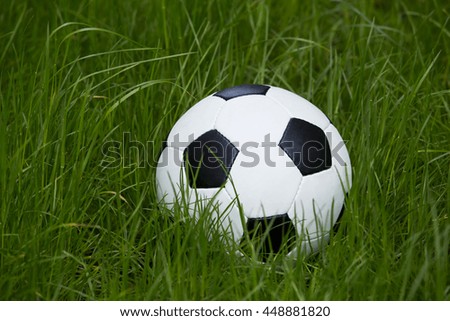 Similar – Soccer ball Joy Playing