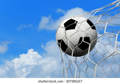 Soccer Ball Sky Background Stock Photo 307385657 | Shutterstock