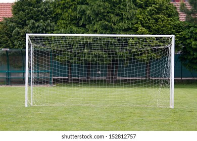 Soccer Field Grass Goal Stadium Soccer Stock Photo (Edit Now) 142302520