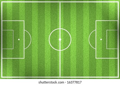 Soccer Field Football Field Stock Illustration 123215062 | Shutterstock