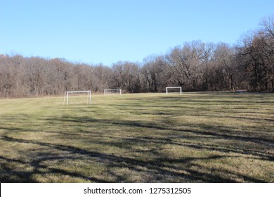 Soccer Field Adjacent To The Gary L. Haller Trail In Johnson County, Kansas