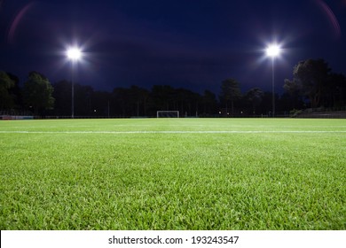 Soccer Field With Spot Lights (background)