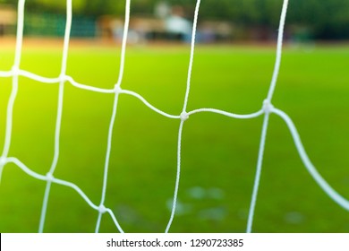 Soccer Football Goal Netting Background Concept Stock Photo 1290723385 