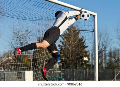 359 Soccer Goalkeeper Dive Images, Stock Photos & Vectors | Shutterstock