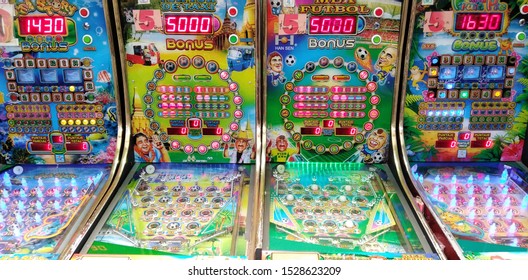 Soccer Pin Ball Machine, Mexico City, May 2019