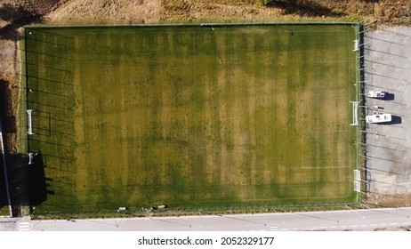 Soccer Pitch From The Sky