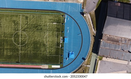 Soccer Pitch And Track And Field