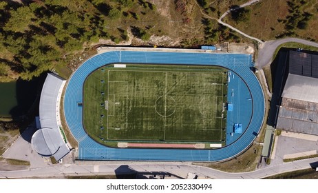 Soccer Pitch And Track And Field