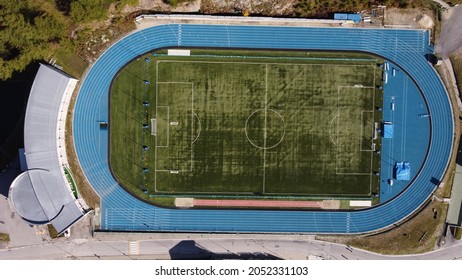 Soccer Pitch And Track And Field