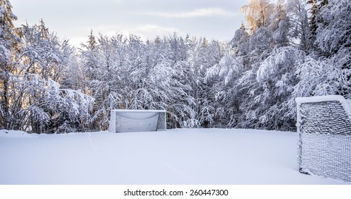 Football pitch snow Images Stock Photos  Vectors  Shutterstock