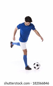 Soccer Player Soccer Ball Stock Photo 182066846 | Shutterstock