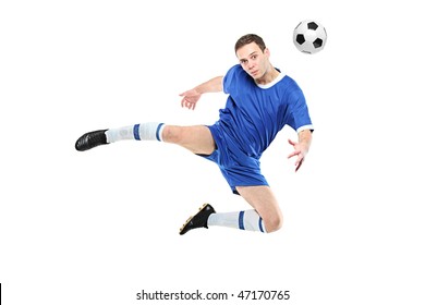 23,576 Soccer players heading ball Images, Stock Photos & Vectors ...