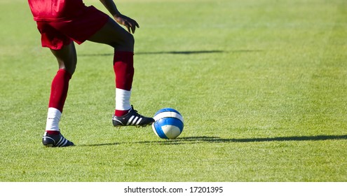 Soccer Player Kicking Ball Stock Photo 17201395 | Shutterstock