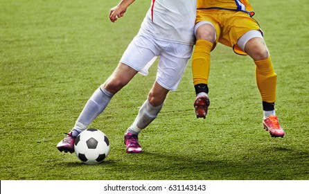 Soccer Player Legs In Action 