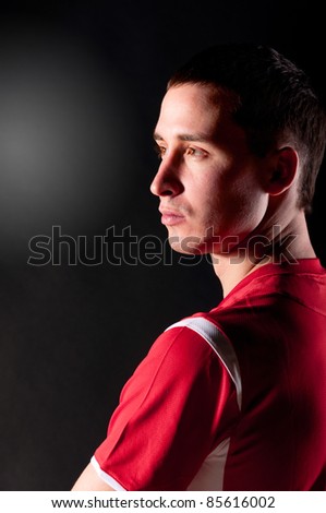 Similar – man dressed in triathlon suit