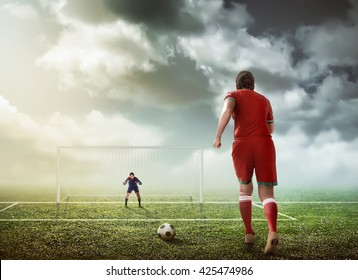 Penalty Kick Images Stock Photos Vectors Shutterstock