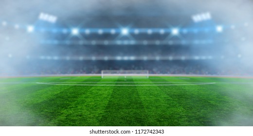 Baseball Field Brightly Lit Outdoor Stadium Stock Photo 1375416266 ...