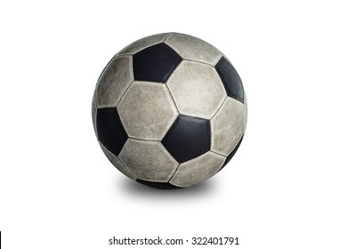 Soccerball Isolated On White Background Include Vector Path For Remove Background.
