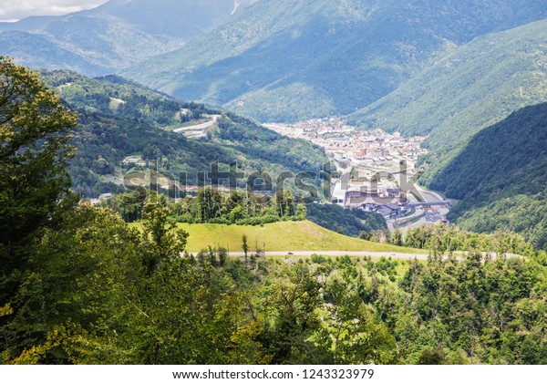 Sochi Krasnaya Polyana Rosa Khutor Stock Photo Edit Now