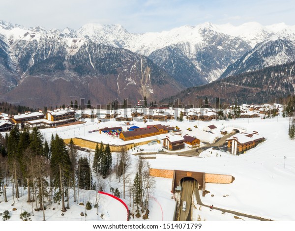 Sochi Krasnaya Polyana Russia February 24 Stock Photo Edit Now