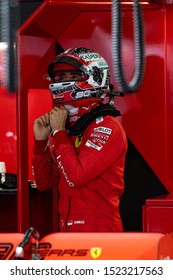 SOCHI, RUSSIA - 29 September 2019: Scuderia Ferrari at Formula 1 Grand Prix of Russia 2019