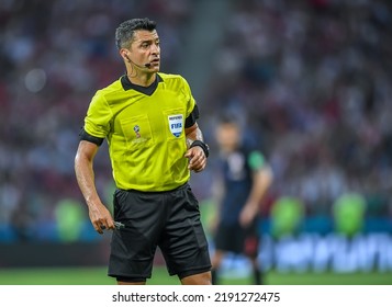 Sochi, Russia – July 7, 2018. Brazilian Referee Sandro Ricci During FIFA World Cup 2018 Quarter-final Russia Vs Croatia (2-2)