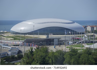 Sochi, Russia - September 11: Bolshoy Ice Dome On September 11, 2017