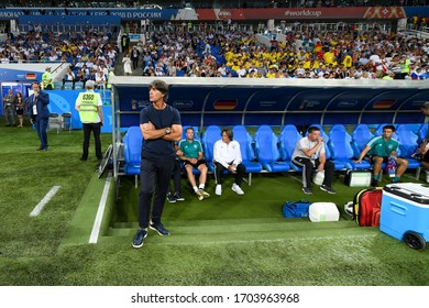 SOCHI, RUSSIA-23 JUNE 2018 Coach Joachim Loew Of Germany During The Russia 2018 World Cup Group F Football Match Between Germany And Sweden