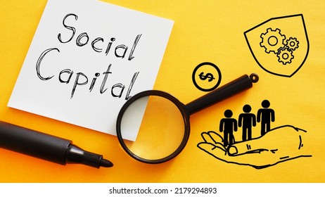 Social Capital Is Shown Using A Text