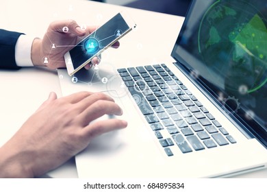 Social connection and networking to radar.