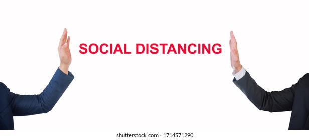 Social Distancing Physical Distancing Concept Least Stock Photo ...