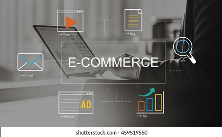 Social Media Advertisement Connection Concept - Shutterstock ID 459519550
