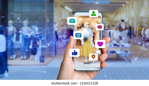 Social media concept. - Shutterstock ID 1156511128