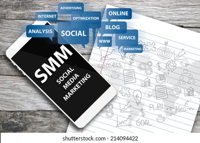 Social Media Marketing. Business Concept.