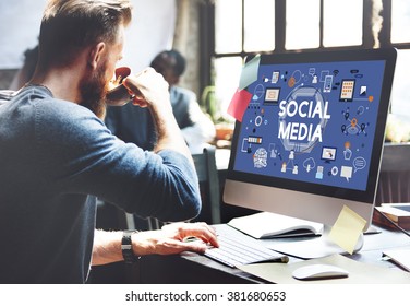 Social Media Social Networking Technology Innovation Concept - Powered by Shutterstock