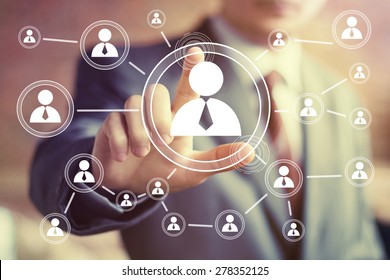Social Network Interface businessman icon - Shutterstock ID 278352125