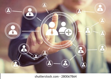 Social Network Interface businessman icon web - Powered by Shutterstock