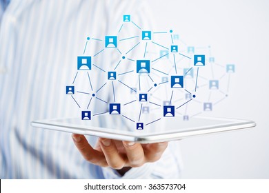 Social Network Structure Concept Stock Photo 363573704 | Shutterstock