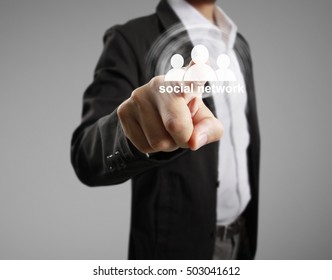 social network structure from hand 