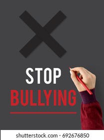 Social Problem Stop Bullying Icon Stock Photo 692676850 | Shutterstock