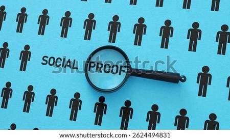 Social Proof is shown using a text. Fact or fake. Choice between falsehood and truth