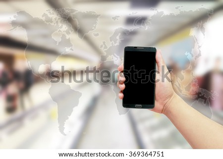 Social technology Handle Mobile Panels black background background blur. design city planet country education geography silhouette settlement topography mapall europe