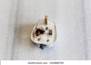 socket plug damage burned out