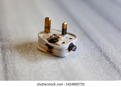 socket plug damage burned out