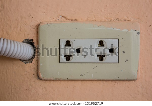 Socket\
used for supplying power to electrical\
appliances