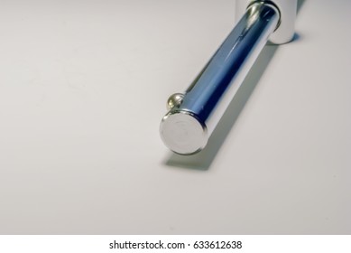 socket wrench end closeup on white